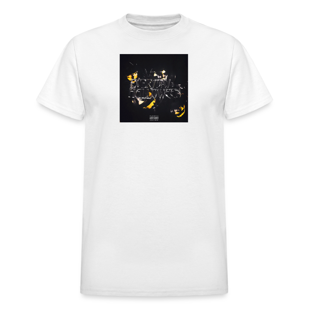 ###EVERYDAYISHALLOWEEN icyhallow Album Cover Tee - white