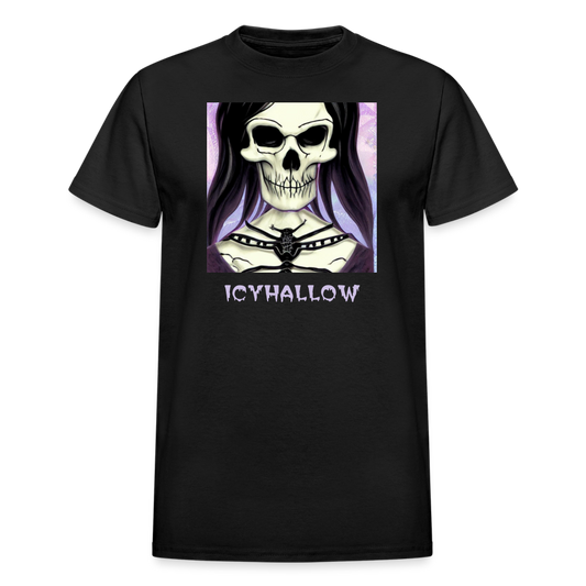 icyhallow ###purpsky Tee - black